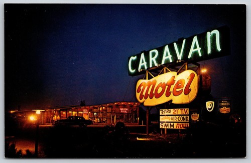 Cartolina insegna neon - cartolina, al