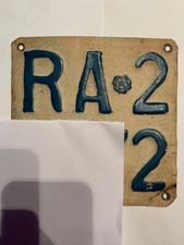 Targa e Libretto originali Caproni Capriolo 75 del 1954