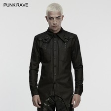 Camicia uomo Punk Rave nera