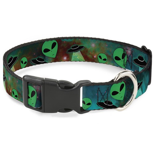 Plastic clip collar - collar, aliens