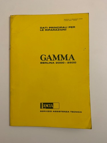 Manuale officina lancia - manuale,