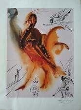 SALVADOR DALI'-"EL GRAN PAVO REAL"-LITOSERIGRAFIA A COLORI-56x76-GARANZIA I.G.I.