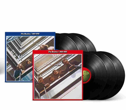 Beatles blue red album - beatles, /