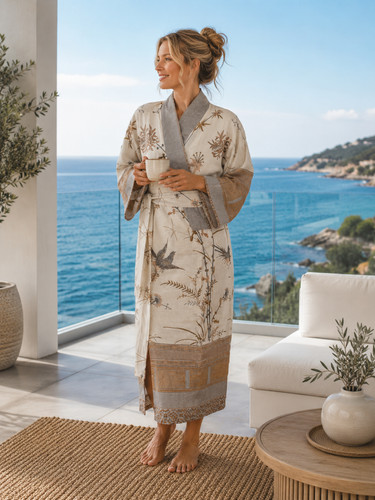 Accappatoio kimono bassetti - accappatoio,