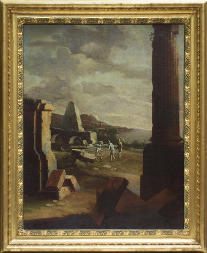 Dipinto antico xviii - dipinto, antico.