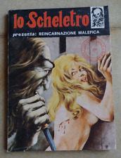 Fumetto horror LO SCHELETRO n. 17 Anno V-Reincarnazione malefica-Edifumetto-1976