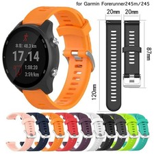 Cinturino sportivo in silicone da polso per Garmin Forerunner 245 245M 645 Vivoactive 3 bande