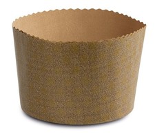 Guardini Set di 2 stampi panettone alto 16x12 cm Monouso Quantità max impasto