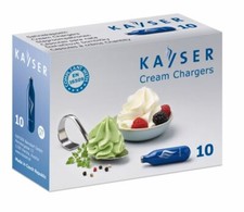 10 BOMBOLETTE CARTUCCE CAPSULE PANNA MONTATA KAYSER RICARICA RICARICHE SIFONE