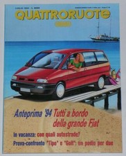 QUATTRORUOTE 7/1992 JAGUAR XJ6 3.2 – FIAT TIPO 1.8 GT – OPEL CALIBRA 2.0 16V