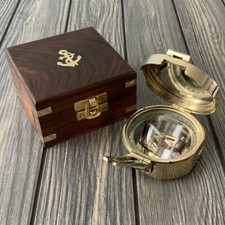 Brass Brunton Pocket Compass