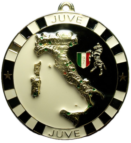 Medaglia placca juventus - medaglia,