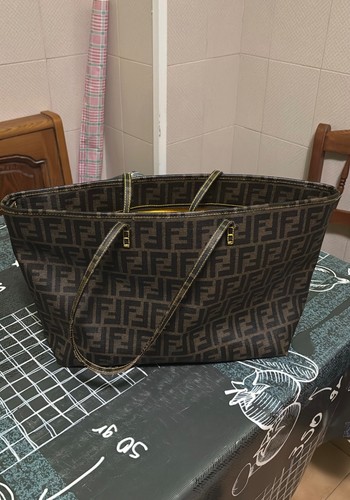 Fendi zucca shopper tote - zucca,