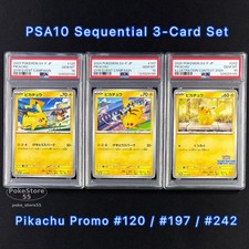 PSA 10 Pikachu Palestra e Illustrazione Promo Set 2023-2025 Sequenziale Giappone SV-P GEM