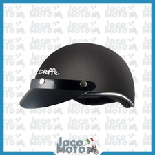 Casco SCODELLA CICLO SCOOTER Nero Opaco con Visierina Parasola TAGLIE M L