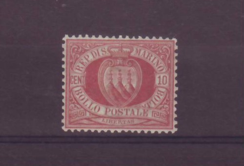 San marino 1894 - marino, rosso