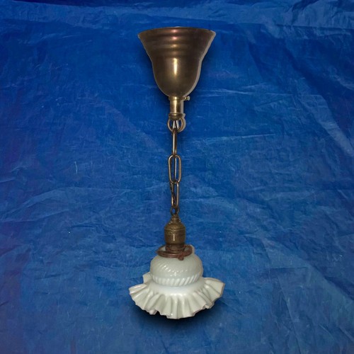 Lampada sospensione antica - a,