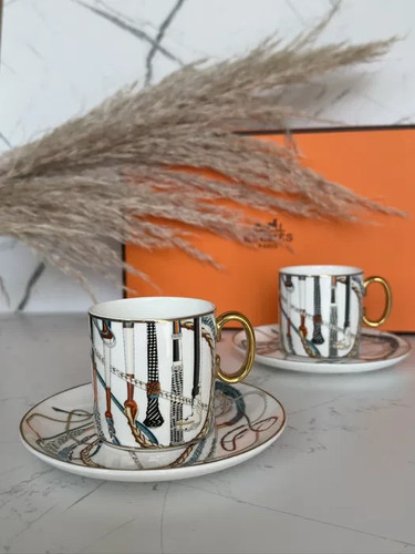 Tazza piattino caffè - caffè, hermes