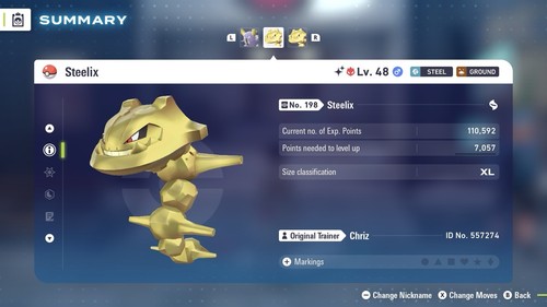 Shiny alpha steelix pokemon - steelix,