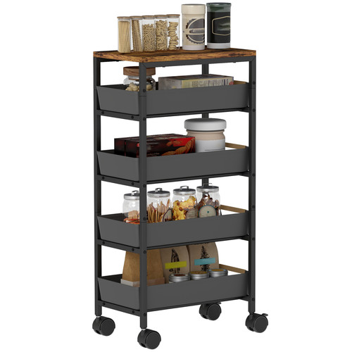 Carrello portaoggetti cucina - carrello,