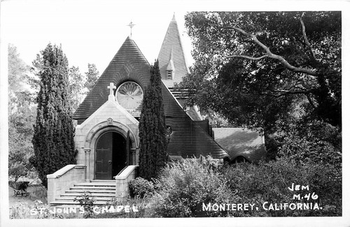 Cartolina religione monterey - cartolina,