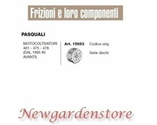 Serie dischi motocoltivatore