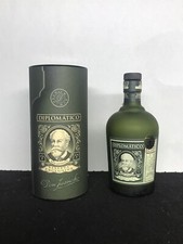 Bottiglia Vuota  RUM DIPLOMATICO RON Con Scatola Vaso Fiori Da Collezione