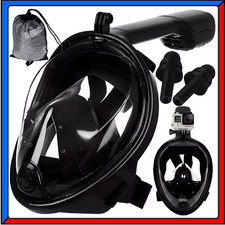 Maschera Snorkeling per Immersioni Subacquea da Adulti Mare Professionale L/XL