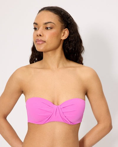 Top fascia bikini costume - top,