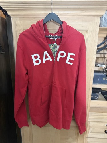 Bape full zip rosso - bape,