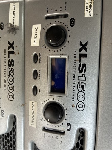 Crown xls1500 amplificatore - crown,