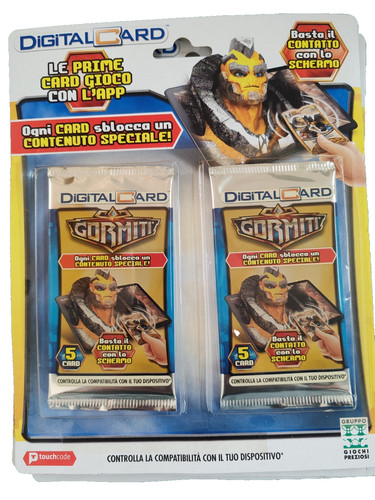 Gormiti digital card bustine - card, 2