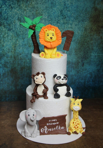Cake topper commestibile fatto