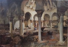 GRANDE DIPINTO OLIO SU TELA