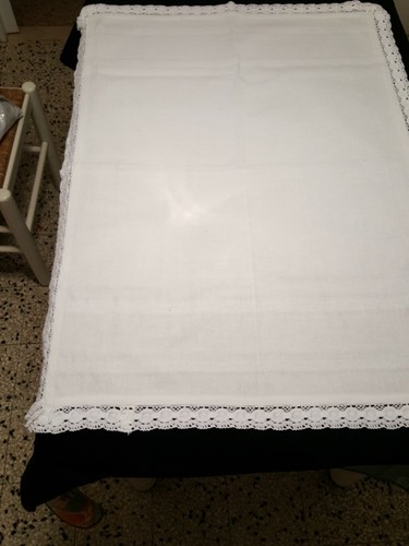Copriletto culla cotone pizzo - culla,