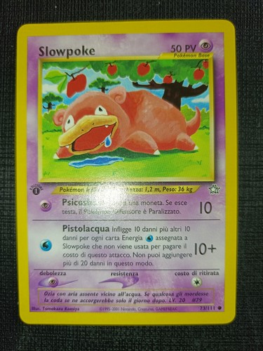 Carte pokemon slowpoke - carte, 73/111