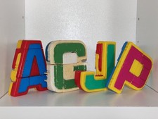 Lotto 4 Alphabots Letrabots Transformers Vintage