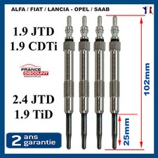 4 Candela Candelette Alfa Fiat