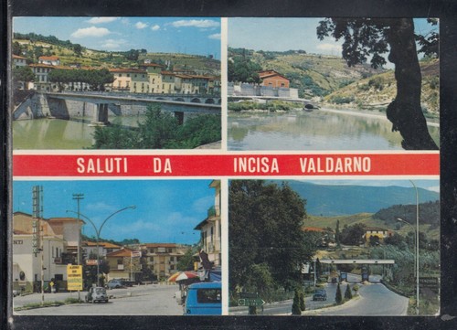 Cartolina saluti incisa - cartolina,