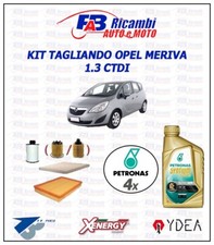 KIT TAGLIANDO OPEL MERIVA 1.3 CDTI 51KW 55KW - 4 FILTRI 4 LITRI PETRONAS 5W30