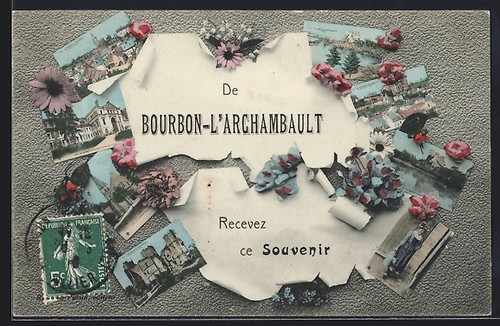 Cpa bourbon archambault - cpa, bourbon-l´archambault