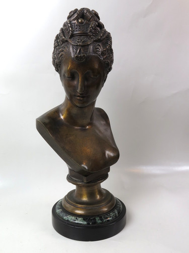 Busto bronzo diane - busto, in