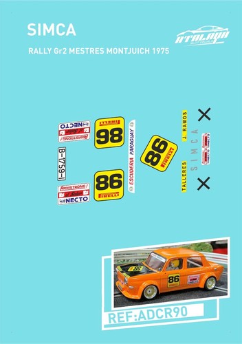 Calcas simca rally - calcas, gr2
