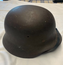 Ww2 Elmetto Tedesco M40 Completo Originale!!