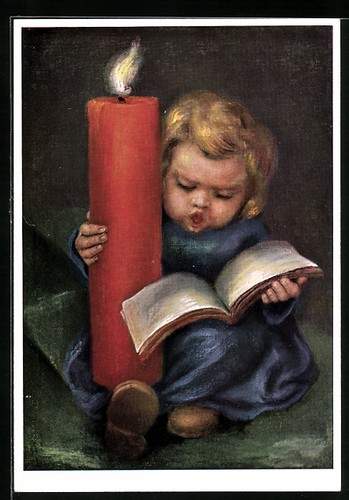 Cartolina artista maria - cartolina, d'artista