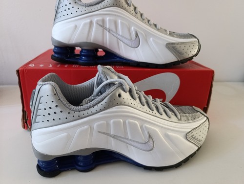 Nike shox blanc argent - shox,