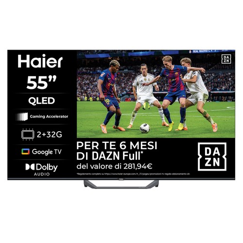 Haier smart qled - tv, 55