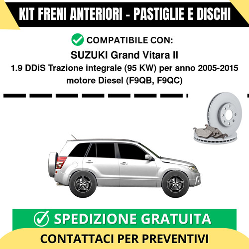 Kit freni anteriori - kit, (pastiglie