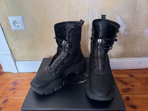 Prada chunky sole combat - prada,