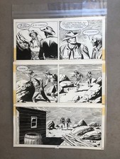 TEX -Letteri-TAVOLA ORIGINALE  pag 25 Nr 338  -'L Uomo serpente'